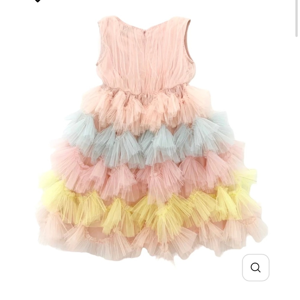 Pastel Layered Tulle Dress